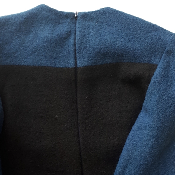 Douglas Hannant | Wool and Leather Dress - Picture 12 of 14